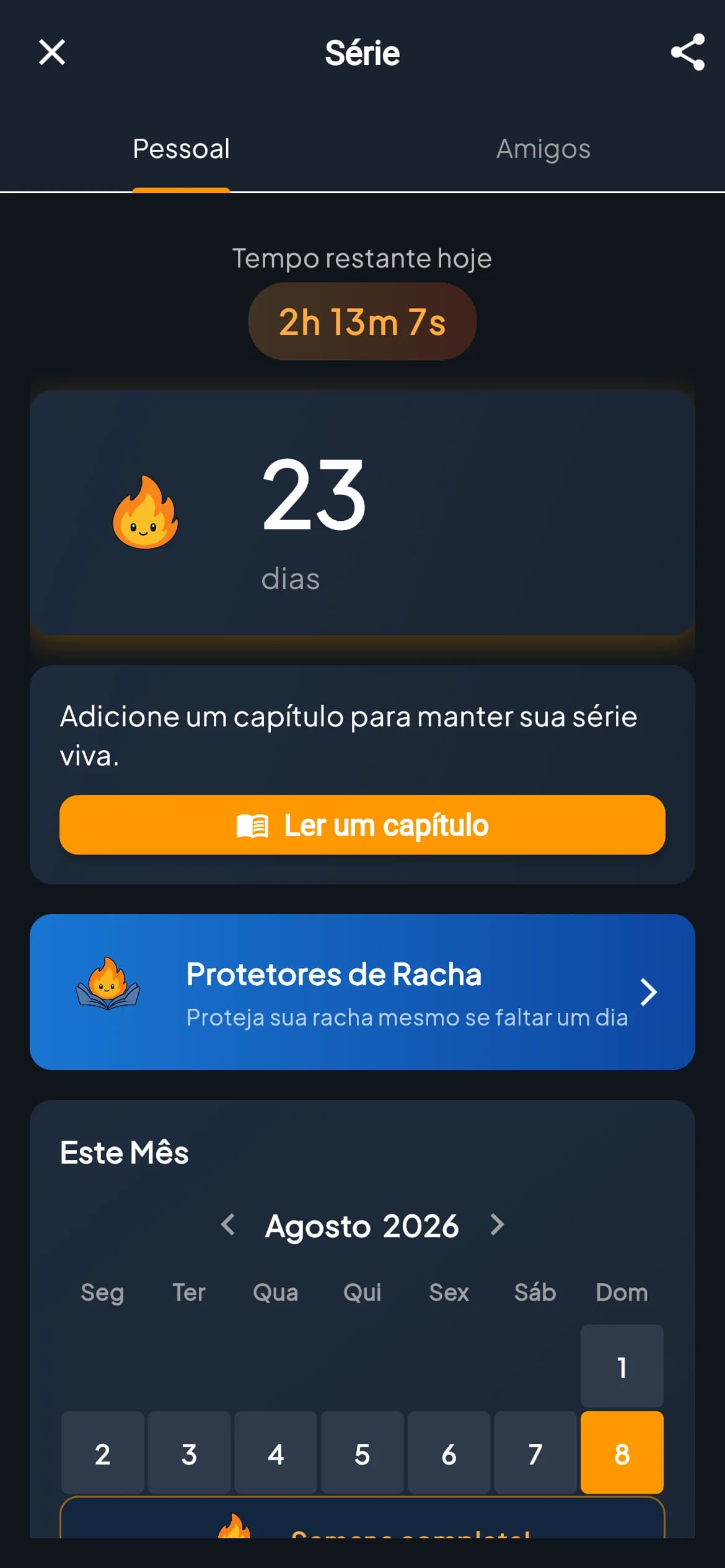 Sequência diária de leitura bíblica no BibleVerse